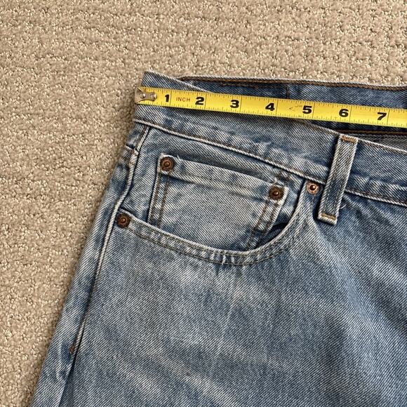 Levi's Men's Stay Loose Ankle Straight Blue Jeans Light Wash Size 33/32 Cotton - Picture 8 of 9